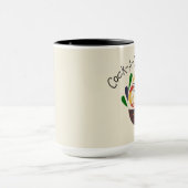 "Hahn" im Volkskunststil Tasse (Zentrum)