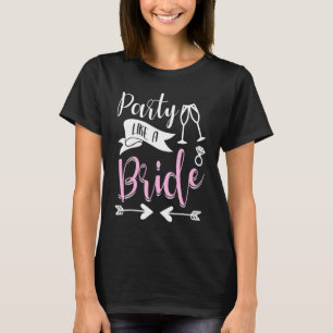 Hahn in Heide Hochzeit Verheiratet Junggeselle Bra T-Shirt