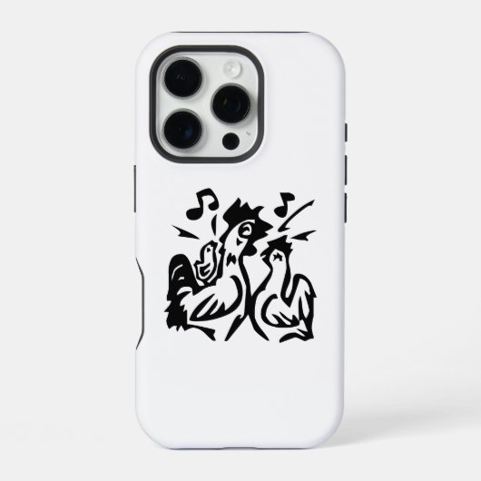 Hahn iPhone Hülle (Rückseite)