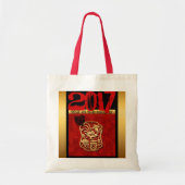 Hahn-Jahr-Gewohnheits-Taschentasche 2017 2 Tragetasche (Vorne)