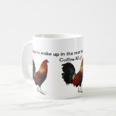 Hahn-Kaffee-Tasse Kaffeetasse (Vorderseite Links)