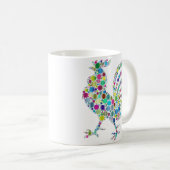 Hahn-Kaffee-Tasse Kaffeetasse (VorderseiteRechts)