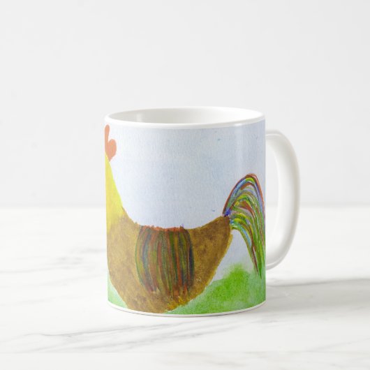 Hahn-Kaffeetasse Kaffeetasse (VorderseiteRechts)