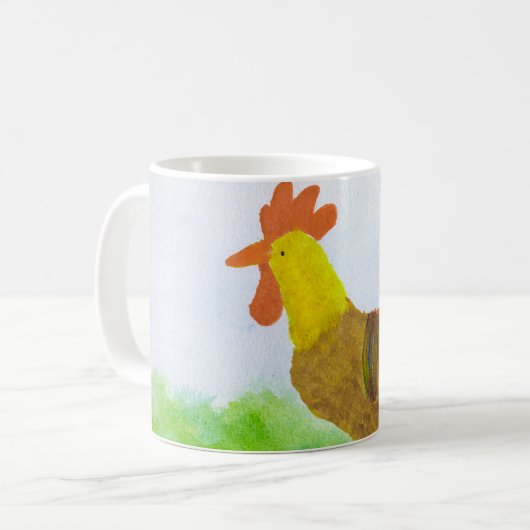 Hahn-Kaffeetasse Kaffeetasse (Vorderseite Links)