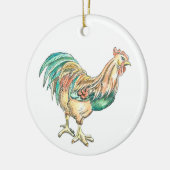 Hahn-Kunst Keramik Ornament (Links)