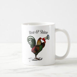 Hahn mit Loudhailer 2 Kaffeetasse