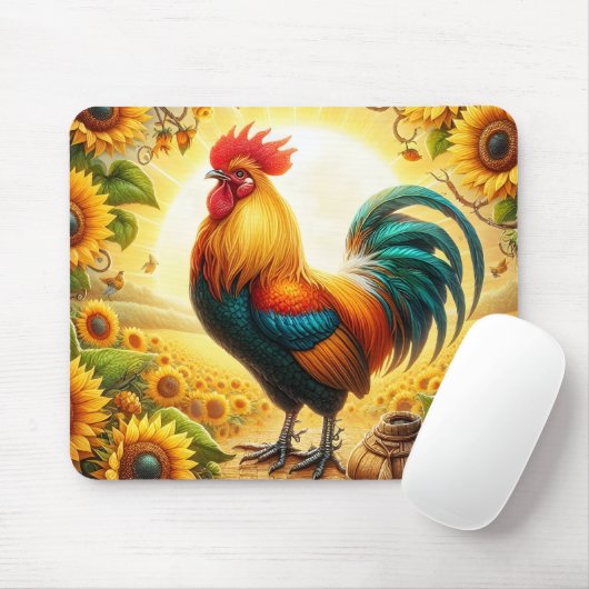 Hahn Mousepad (Mit Mouse)