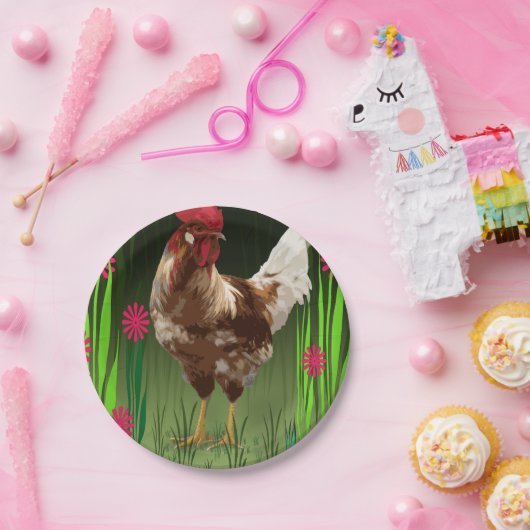 Hahn Pappteller (Party)