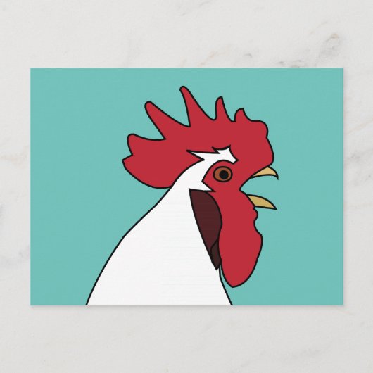 Hahn postkarte (Vorderseite)