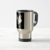 HAHN-REISE-TASSE: BLEISTIFT-KUNST REISEBECHER (VorderseiteRechts)