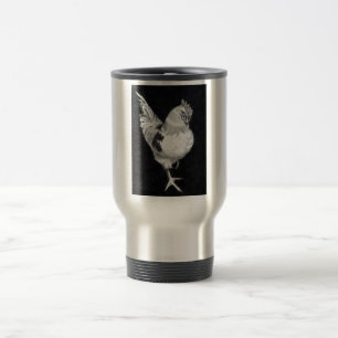 HAHN-REISE-TASSE: BLEISTIFT-KUNST REISEBECHER