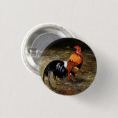 Hahn/Rooster/Gallisch Button (Vorne & Hinten)