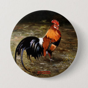 Hahn/Rooster/Gallisch Button