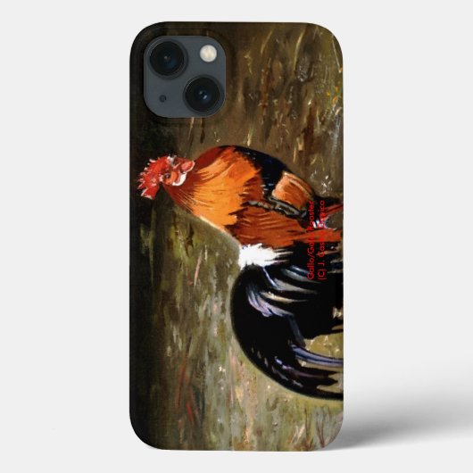 Hahn/Rooster/Gallisch Case-Mate iPhone Hülle (Rückseite)