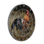 Hahn/Rooster/Gallisch Dartscheibe (Vorderseite Links)