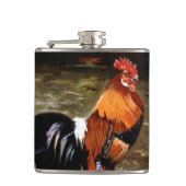 Hahn/Rooster/Gallisch Flachmann (Vorderseite)