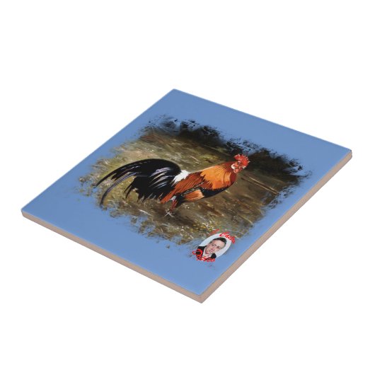 Hahn/Rooster/Gallisch Fliese (Seite)