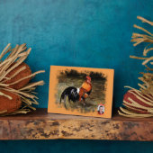 Hahn/Rooster/Gallisch Fotoplatte (Seite)