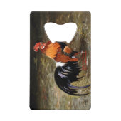 Hahn/Rooster/Gallisch Geldkarten Flaschenöffner (Vorderseite)