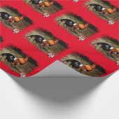 Hahn/Rooster/Gallisch Geschenkpapier (Ecke)
