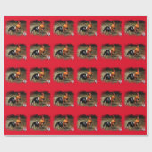 Hahn/Rooster/Gallisch Geschenkpapier (Flach)