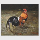 Hahn/Rooster/Gallisch Geschenkpapier (Flach)