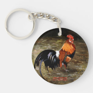 Hahn/Rooster/Gallisch Schlüsselanhänger
