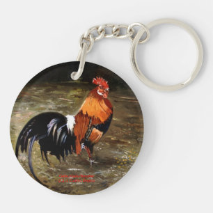 Hahn/Rooster/Gallisch Schlüsselanhänger