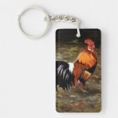 Hahn/Rooster/Gallisch Schlüsselanhänger (Vorderseite)