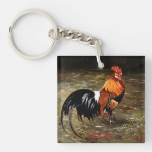 Hahn/Rooster/Gallisch Schlüsselanhänger