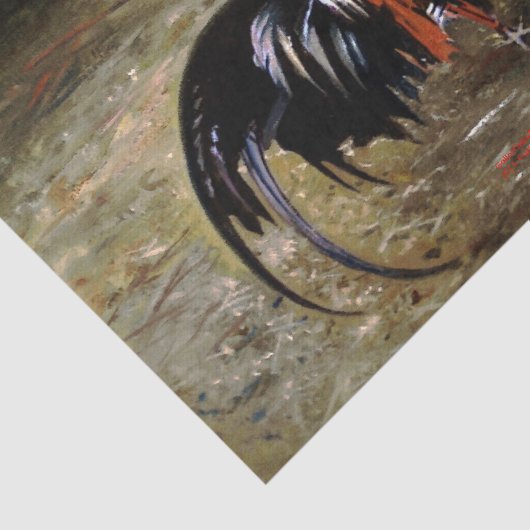 Hahn/Rooster/Gallisch Seidenpapier (Ausschnitt)