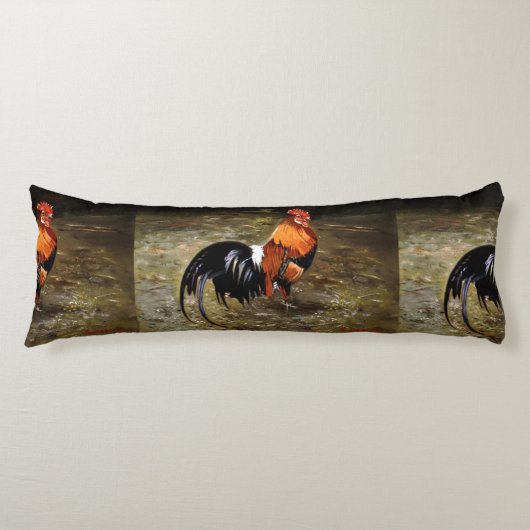 Hahn/Rooster/Gallisch Seitenschläferkissen (Vorderseite)