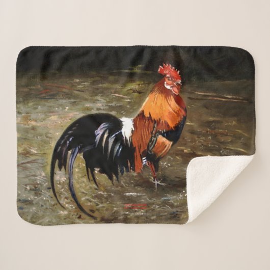 Hahn/Rooster/Gallisch Sherpadecke (Vorderseite (Horizontal))