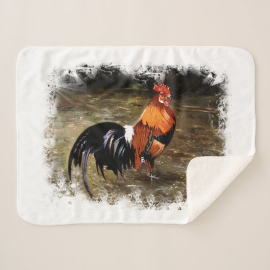 Hahn/Rooster/Gallisch Sherpadecke (Vorderseite (Horizontal))