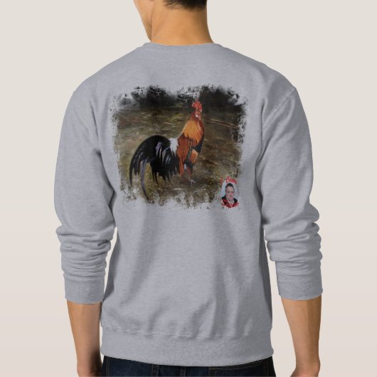 Hahn/Rooster/Gallisch Sweatshirt (Rückseite)