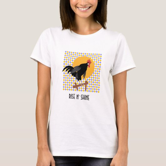 Hahn sagt T-Shirt (Vorderseite)