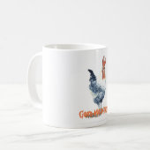 Hahn-Schalen-guter Morgen Kaffeetasse (Vorderseite Links)
