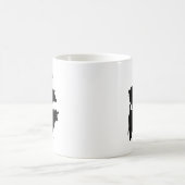 Hahn Schwein Kuh Stall Bauernhof Kaffeetasse (Mittel)