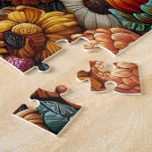 Hahn Sonnenblumen Scheune Puzzle (Seite)