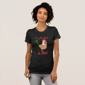 Hahn-Spreizen T-Shirt (Vorne ganz)