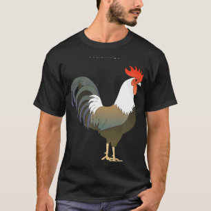 Hahn stolziert Hausgarten-Huhn Clip Art T-Shirt