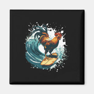 Hahn Surfing Tier Sport Surfer Magnet