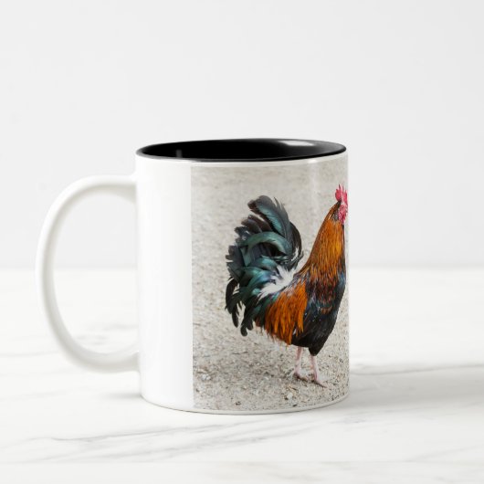 Hahn-Tasse Zweifarbige Tasse (Links)
