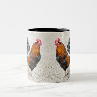 Hahn-Tasse Zweifarbige Tasse