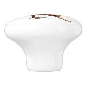 Hahn-Türknäufe Keramikknauf (Seitenansicht)