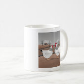 Hahn und Henne Kaffeetasse (VorderseiteRechts)