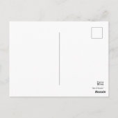 Hahn und Henne Postkarte (Rückseite)