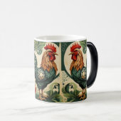 Hahn Vintag Verwandlungstasse (VorderseiteRechts)