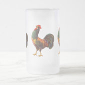 Hahn Vintage-Kiste Kunstbecher Mattglas Bierglas (Mittel)