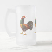 Hahn Vintage-Kiste Kunstbecher Mattglas Bierglas (Links)